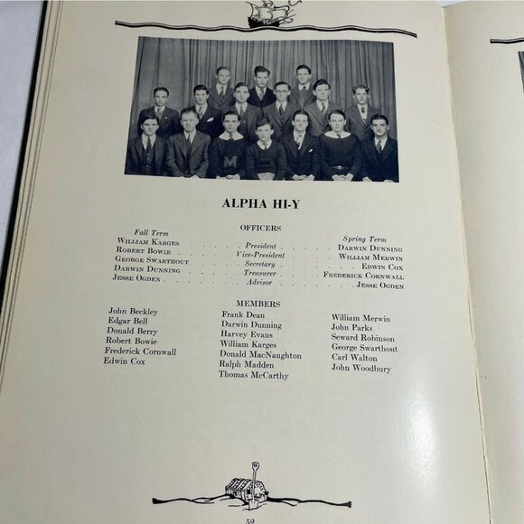 Monroe High School Yearbook Rochester New York 1931 Monrolog Hardback u - Picture 9 of 12